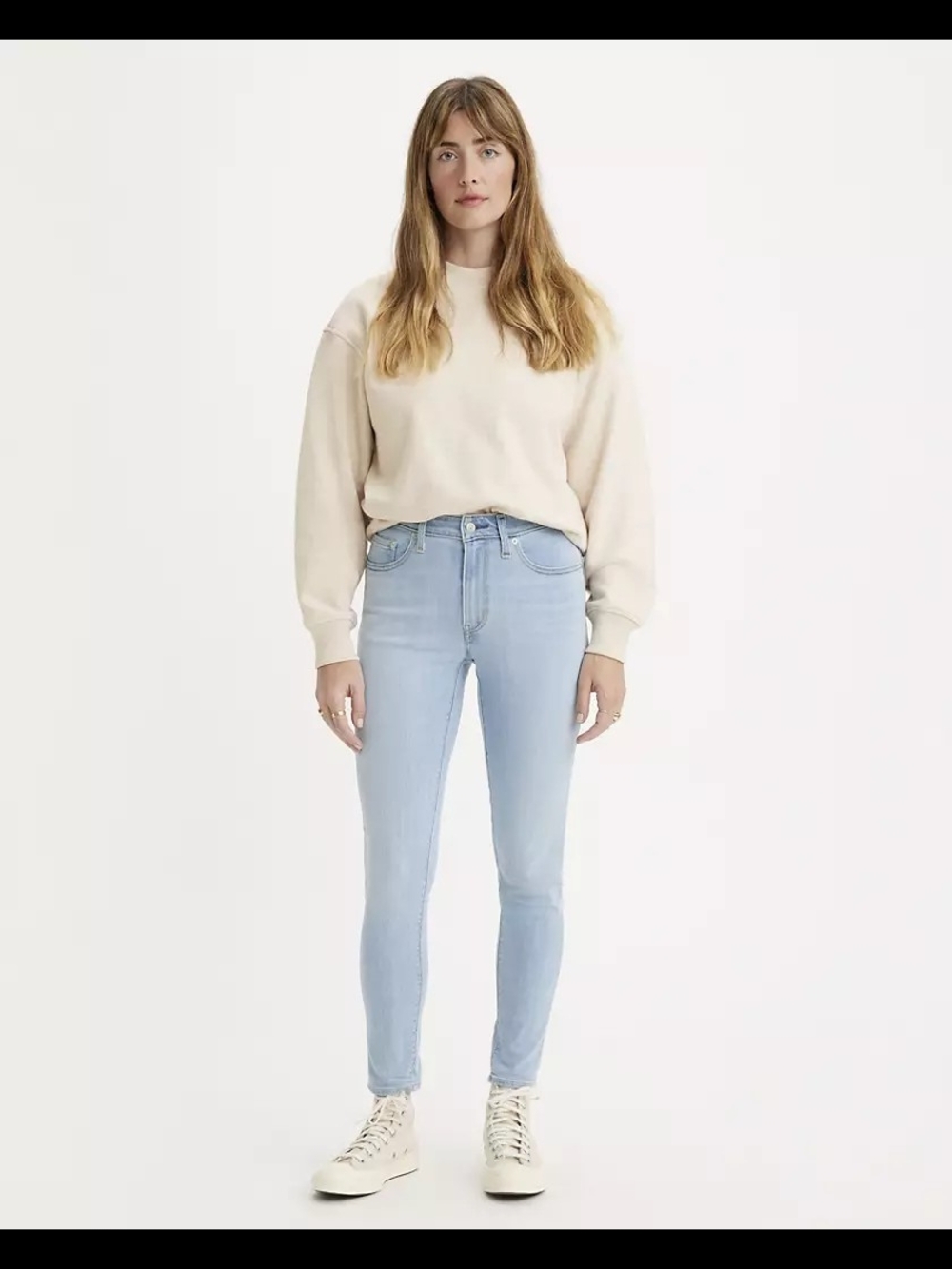 Levi's 721 Light Blue Skinny Jeans - Women